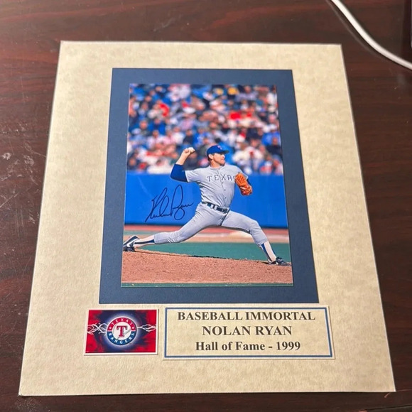 Nolan Ryan Baseball Immortal Hall of Fame 1999 Plaque - Picture 1 of 1